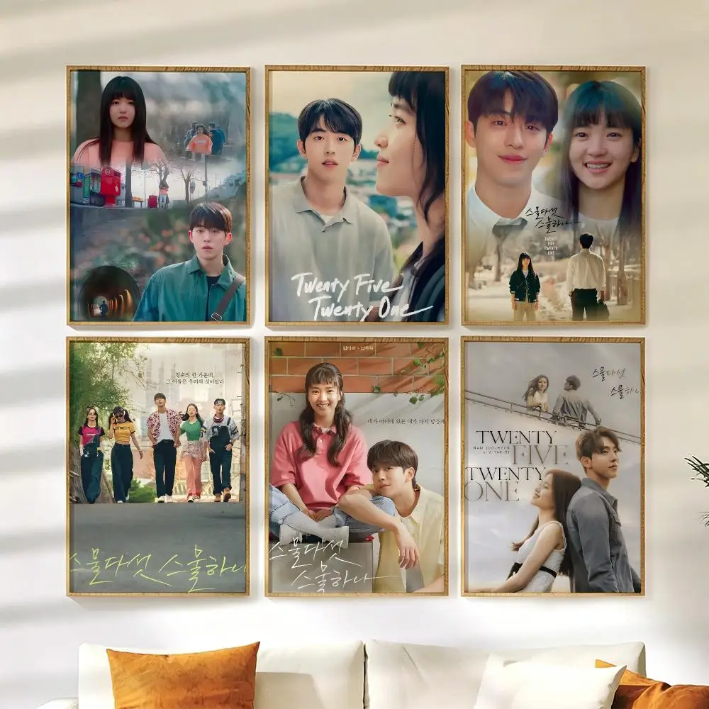 TV T-Twenty five Twenty One Poster Wall Stickers HD Painting Self Adhesive Art Decals for Bedroom Living Room Home Decor