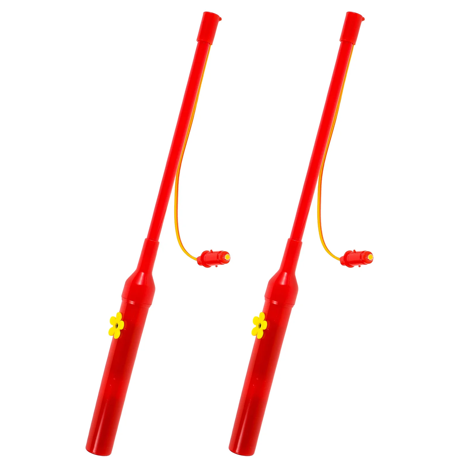 

2Pcs Glow Rods Electronic Lantern Sticks Festival Decor Lightweight Plastic Lantern Handle Replacement Bright Light for Kids