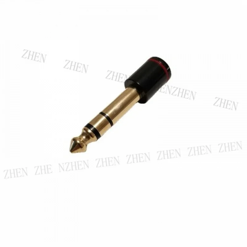 Y Y Electronic drums headphone adapter 3.5MM Female switch 6.5MM Male Connector plug