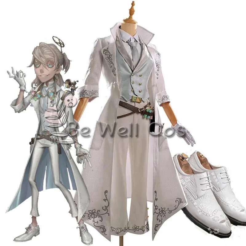 

Identity V Cosplay Costumes Survivor Prisoner Luca Balsa Paranormal Detective Skin Cosplay Costume Uniform Shoes For Women Men