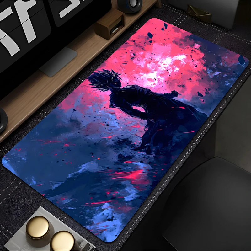Mouse Pad Gamer Dragon Ball Anti-slip Cartoon Anime Desk Mat Gaming PC Accessories Computer Large Mousepad Extended Keyboard Mat