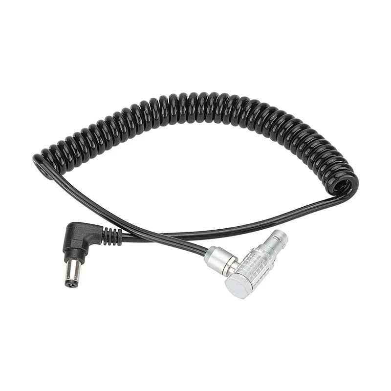 Suitable For Camera Monitor,2 Pin DC2.5 Coiled Power Supply Cable,DC2.5 Power Cord With 2 Pin Connector