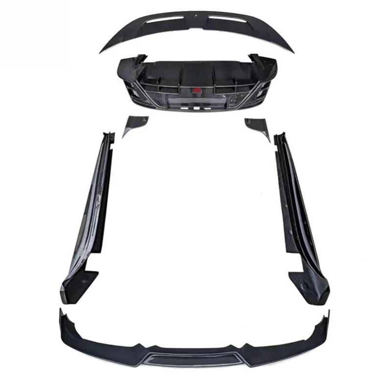 

Premium Car Accessories C Style Body Kit Wet Carbon Fiber - Full Aero Package: Front Lip, Side Skirts, Rear Durable