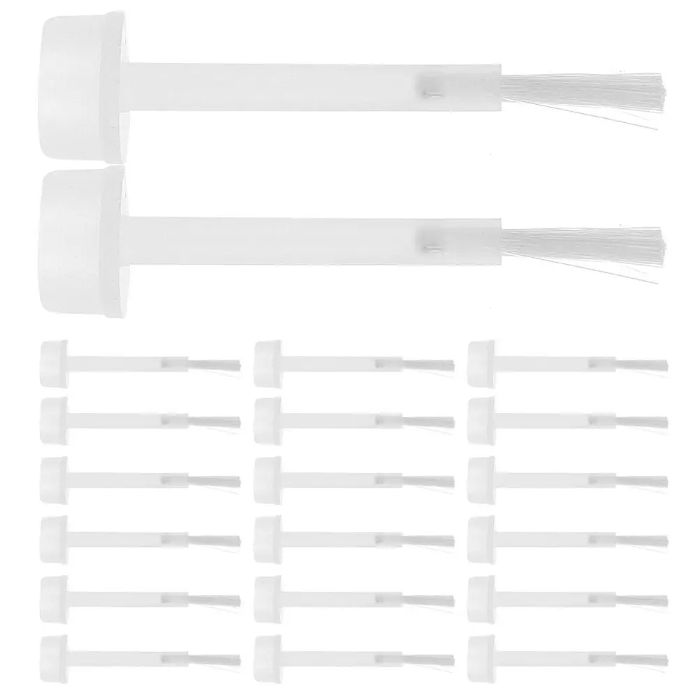 

250 шт. сменных кистей для гель-лака с мягкой щетиной, легко устанавливаемые аппликаторы для жидкой косметики, замена кистей для лака для ногтей