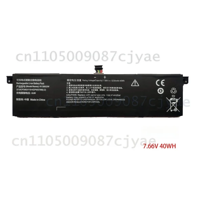 Powercell Safe Stable R13B01W R13B02W Laptop Battery for Xiaomi Air 13 13.3 Inch 161301-01