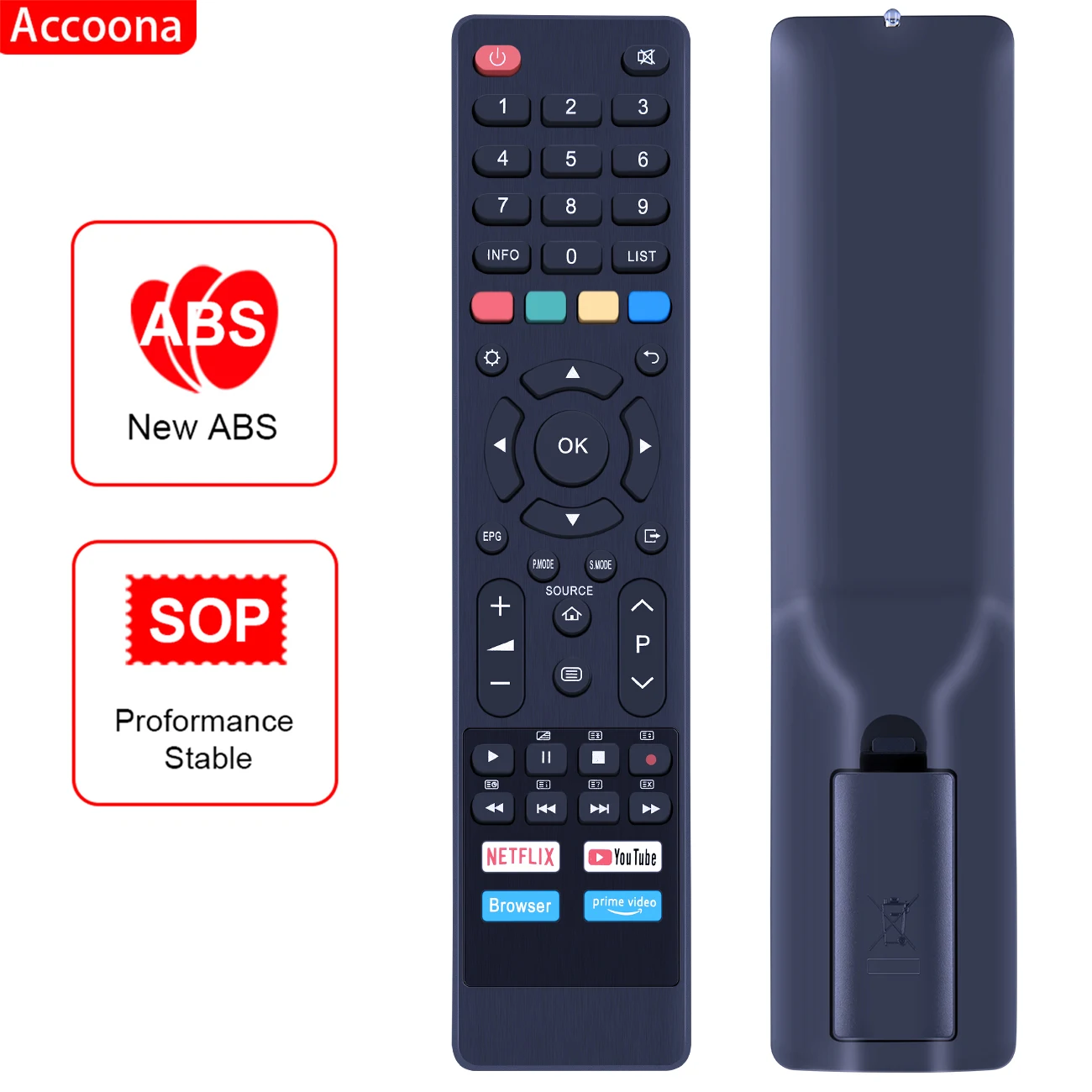 Remote control for ONN RCA AIWA NEX  JVC Lcb50g6s-ui Dalinsky Skotech 32SKHD20BS 32SKHD20TS TV