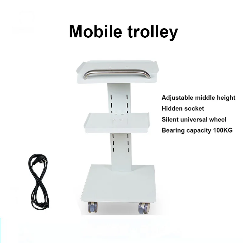 Dental Cart Clinic Cart With Socket Beauty Salon Doctor Nurse Implant Machine Instrument Placement Workbench