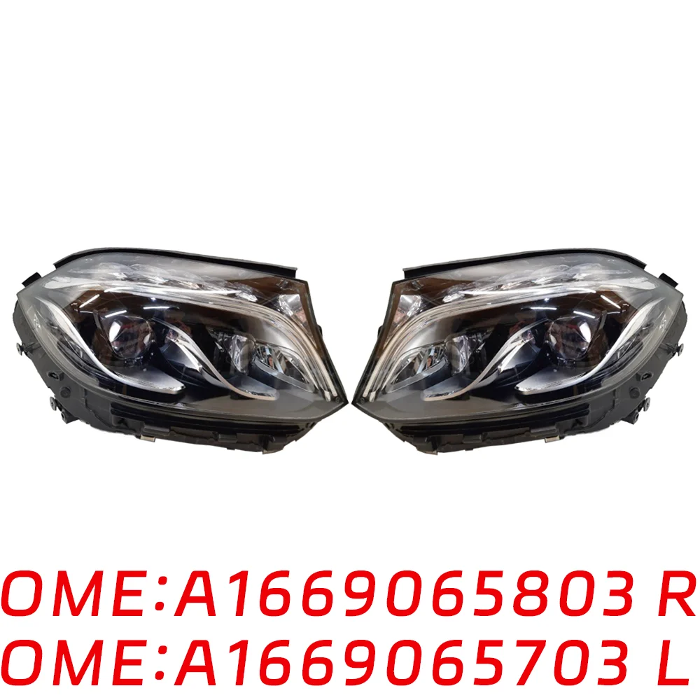 Suitable for Mercedes Benz W166 GL350 GLS400 GL500 GLS450 lighting Left right LED Headlamp A1669065703 A1669065803 auto parts