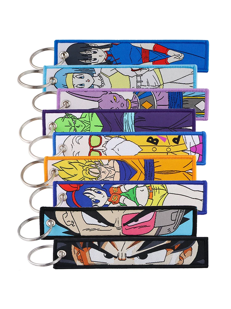 Porte-clés Dragon Anime japonais pour hommes, porte-clés brodé, porte-clés, porte-clés Cool, accessoires Chaiiro, JOfor Hurcycles