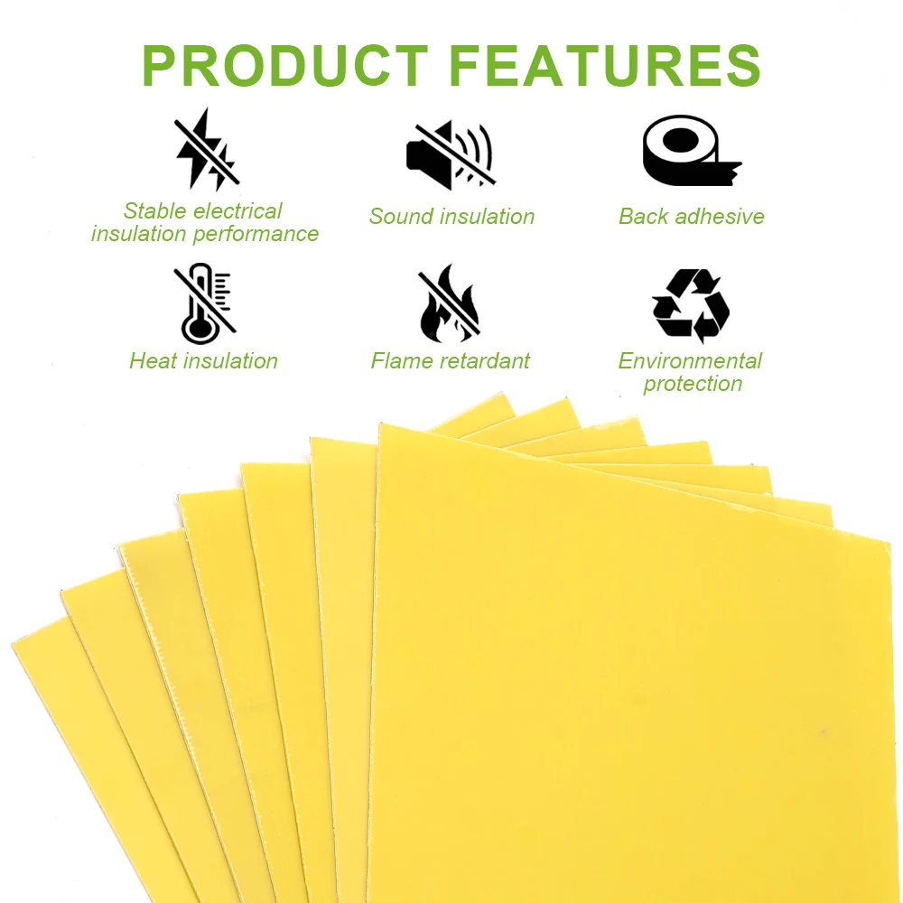 1/3Pc 0.5*172*203MM Yellow Upgraded 3240 Epoxy Plate Insulating Resin Board for 3.2V 280Ah 320Ah 310Ah 90Ah Lifepo4 Battery Pack