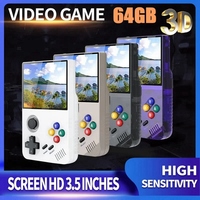 M19 Retro Video Game Console 64G Handheld Classic Nostalgic Arcade Game Console 3D Joystick Up To 25 Simulator For GBA