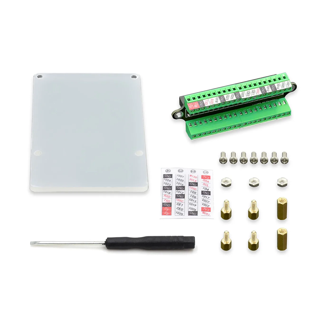 Mini Terminal Breakout Board GPIO Expansion Board Terminal Breakout Board for Raspberry Pi 4B/3B+/3B/2B/1B+/Zero/Zero W