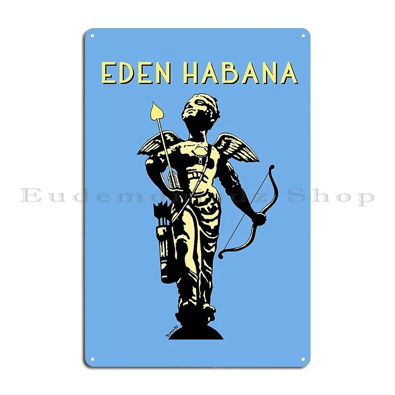 Eden Havana Reynerio Tamayo Backroom Art Metal Plaque Poster Rusty Print Living Room Create Party Tin Sign Poster