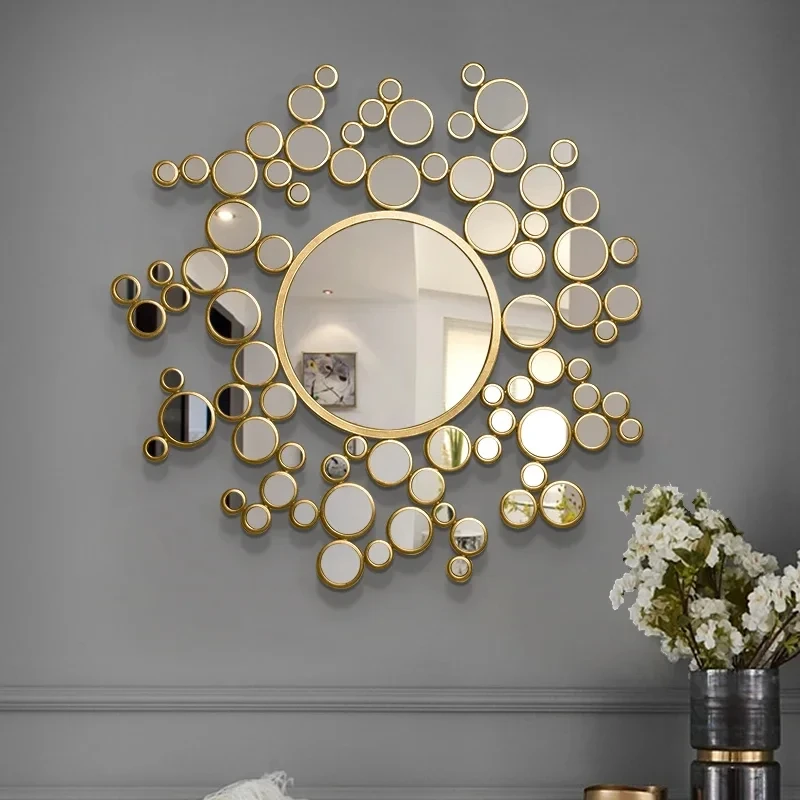 

CX186CJ Irregular Aesthetic Decorative Mirror Living Room Wall Mirror Home Design Luxury Custom-made Miroir Chambre Wall Decor