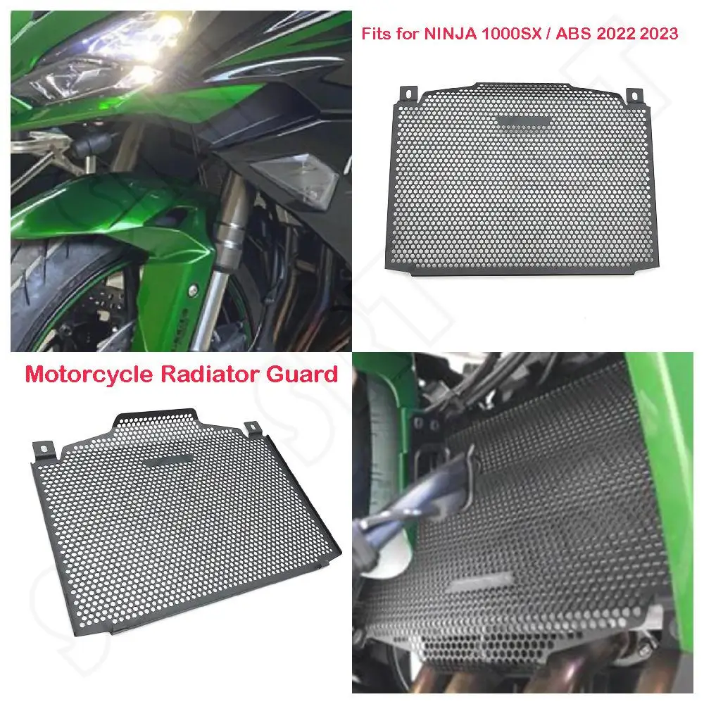 

Fits for Kawasaki Ninja 1000SX ABS NINJA1000 Z1000SX 2022 2023 Motorcycle Engine Radiator Grille Guard Cooler Protector Cover