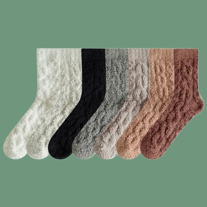 5/10 Pairs Breathable Socks Fashion Solid Colors Internet Celebrity High Quality Long Socks Women's Cotton Autumn Winter Socks