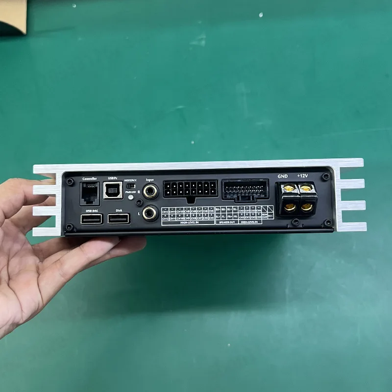 12 channel DSP amplifier support OTG high power boost device 12 channel Class AB car amplifier 31 band audio modification