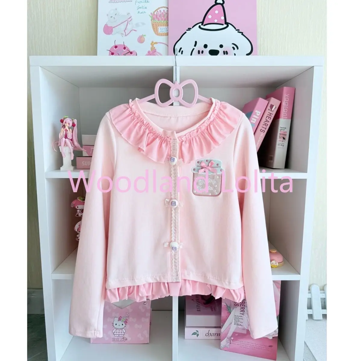Y2k Aesthetics Sweet Coats Embroidery Single Breasted Ruffles Patchwork Jackets Japanese Cute Tops Harajuku Punk Women Clothing