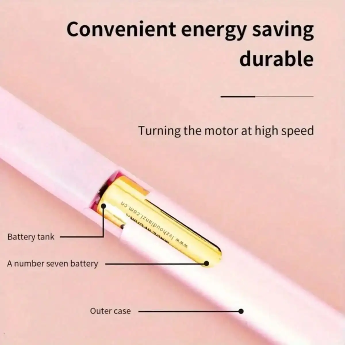 Electric Eyebrow Trimmer, Ladies' Eyebrow Trimmer, Mini Shaver, Eyebrow Pencil, Hair Removal Device, Electric Eyebrow Trimmer, Shaver, Ladies' Electric Shaver, Fully Automatic Hair Removal Device image 4