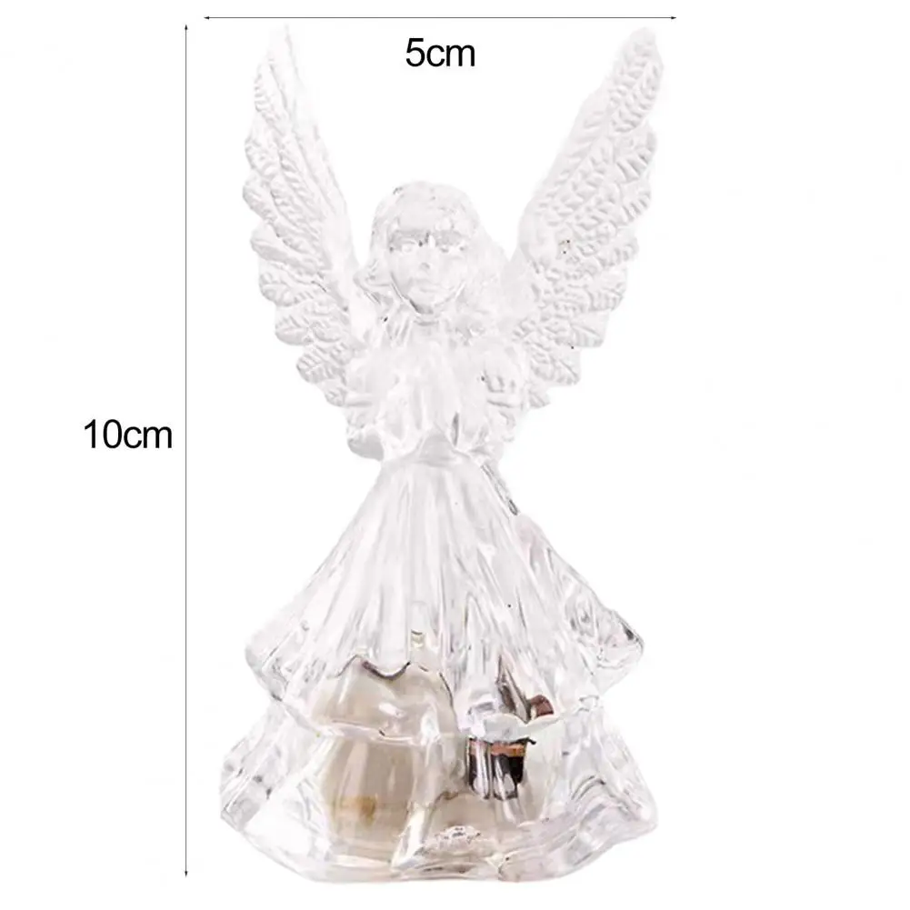 Nordic Style LED Light Angel Light Figurines Colorful Desk Light Bedroom Bedside Living Room Decoration Minimalist Angel Lamp