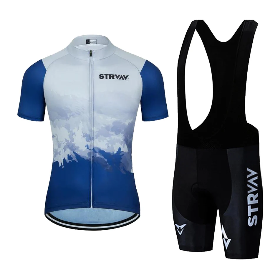 

STRVAV-Breathable Summer Cycling Clothing Sets for Men, Mountain Bike, Cycling Clothes, Triathlon Suits, 2023