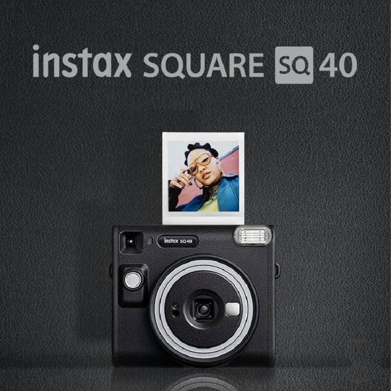 كاميرا Fujifilm Instax SQUARE SQ40 قابلة للاختيار Instax Square White Edge Film اختياري 20/40 ورقة Instax Square Films Camera