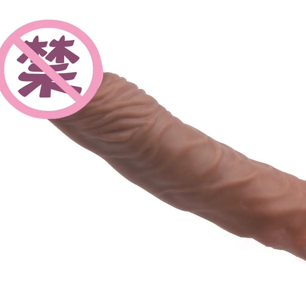 Extensor de pene duradero, condón retardante de impotencia, anticonceptivo, reutilizable, extensión de anillo para pene, Juguetes sexuales, consolador para hombres, funda vibradora