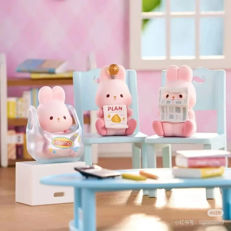 Hot Selling Momo Bunny 24-Hour Life Diary Series Blind Box Mystery Box Caixa Caja Doll Gift Decoration Anime Character Toy