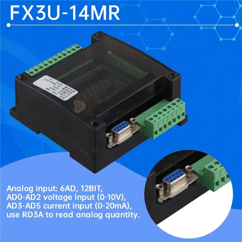 Happy New- Plc Industrial Control Board Programmable Controller Withanalog Micro Programmable Controller Programmable Controller