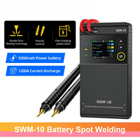 2025 New SWM-10 Portable Battery Spot Welder SWM10 Mini Welding Machine 18650 Battery Pack Welding Tool 5000mah Weldable 0.25mm
