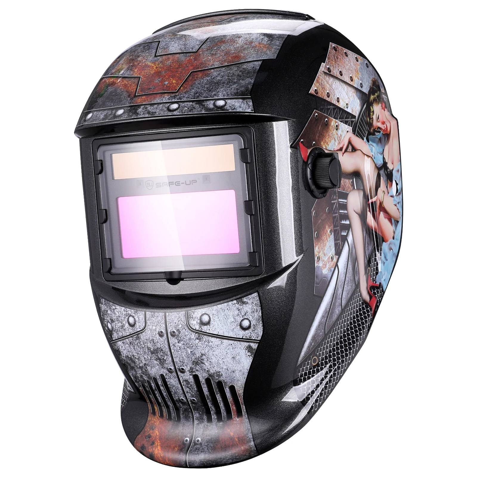 SAFEUP Welding Mask Professional Auto Darkening Welding Helmet True Color for MMA MIG Arc Welding Machine Welder Automatic