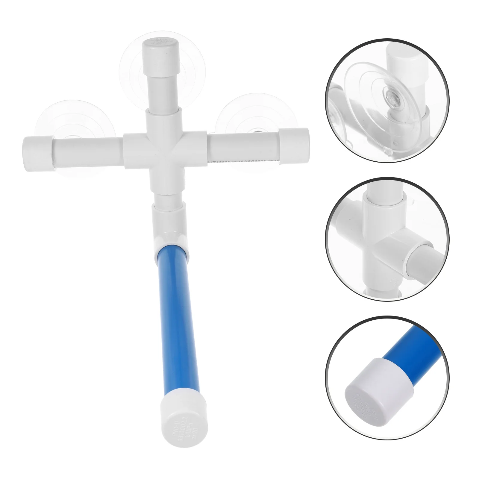 

Parrot Standing Bird Perch Foldable Abs Portable Bird Stand For Shower Bath Window Wall Use Suction Cup Holder Outdoor Indoor