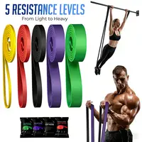 Banda de Resistencia de 7 Niveles para Entrenamiento de Agilidad, Equipo de Gimnasio, Accesorios de Yoga y Pilates, Banda de Goma para Ejercicio en Casa