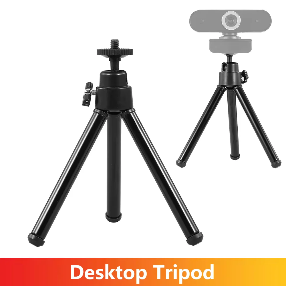 

Настольный штатив с винтом 1/4 дюйма для GoPro Hero 13 12 11 10 9 Insta360 X4 X3 X5 DJI Action 5 4 3 Аксессуары для экшн-камеры