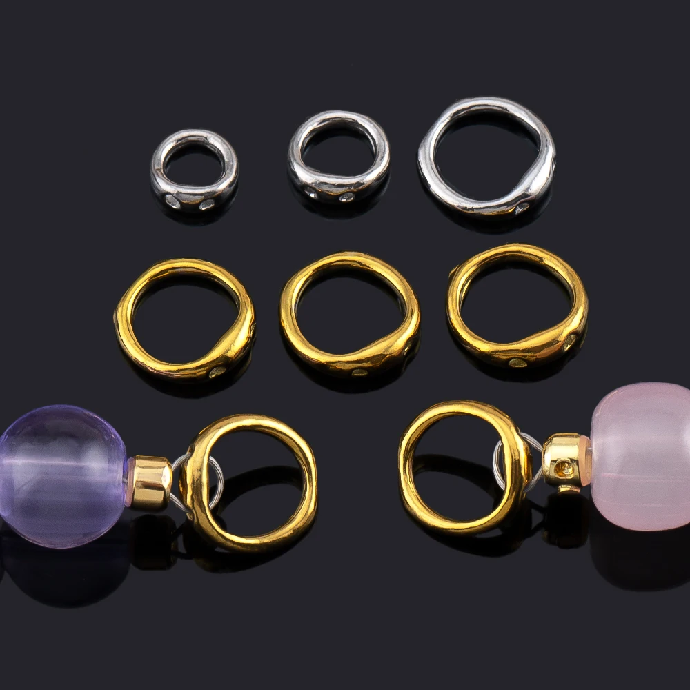 

Never Fade 20pcs 10pcs Stainless Steel Clasps End Connectors Hooks for Beading Supplies Necklace Jewelry Bracelet Making DIY