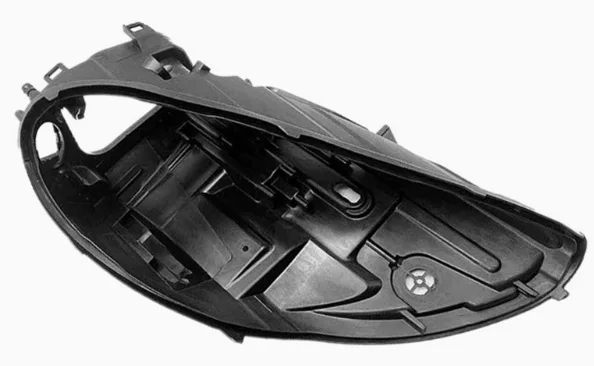 Moggic For Porsche Panamera 970.2 2014‑2016 Black Headlight Rear Housing Headlamp Base Bottom Shell Replacement