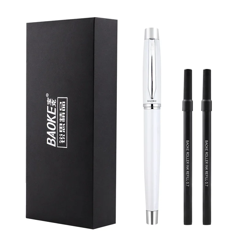 BAOKE T14 Gift Pen Set (Roller Pen+2 Refills)  4 Barrel Colors