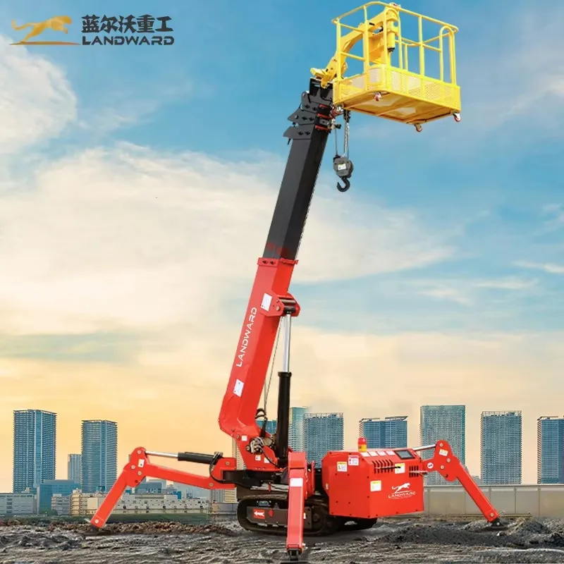 【Industrial】Building Construction Use Large Spider Crane Hydraulic Crawler Aerial Work Vehicle Telescopic Outrigger