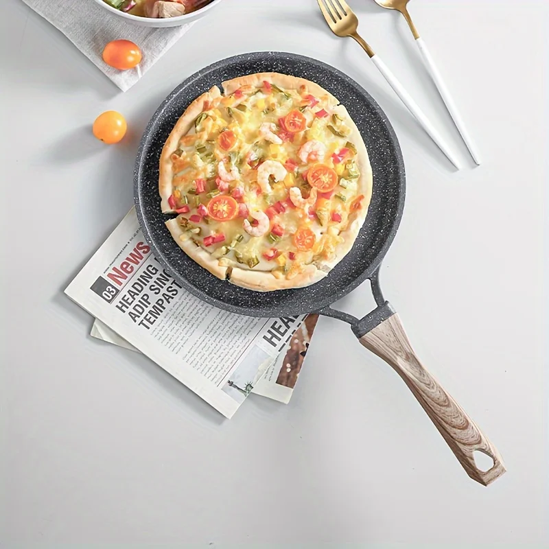 Household non-stick skillet, cake pastry special frying pan, egg breakfast pan flapjack pancake pan, suitable for all stoves view 2