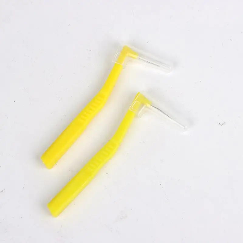 Set mit 10 Interdentalbürsten für Zahnspangen, L-förmige Interdentalbürsten für die Mundhygiene – Detail 20