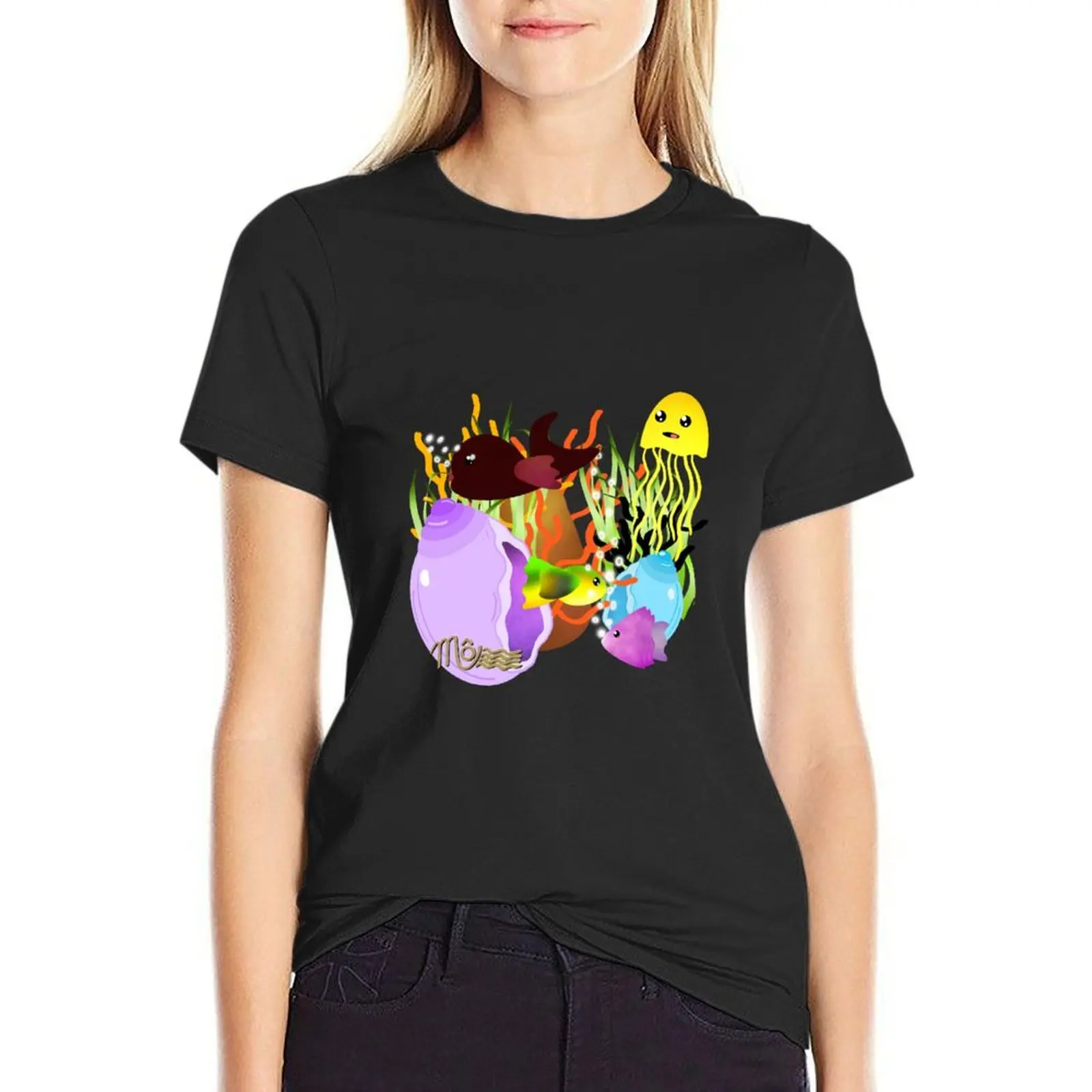 

Once upon a time there was the bottom T-Shirt summer clothes sweat tshirts woman