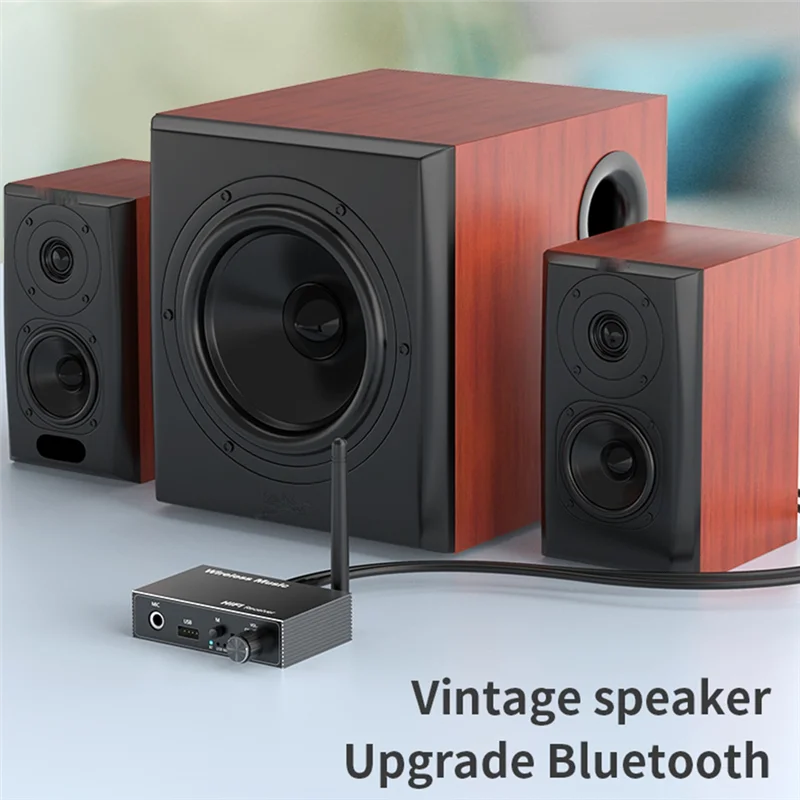 B04B-متعددة الوظائف بلوتوث 5.3 جهاز استقبال الصوت المحوري من الألياف الضوئية لمكبر الصوت الكلاسيكي ومكبر الصوت وآلة الكاريوكي #5