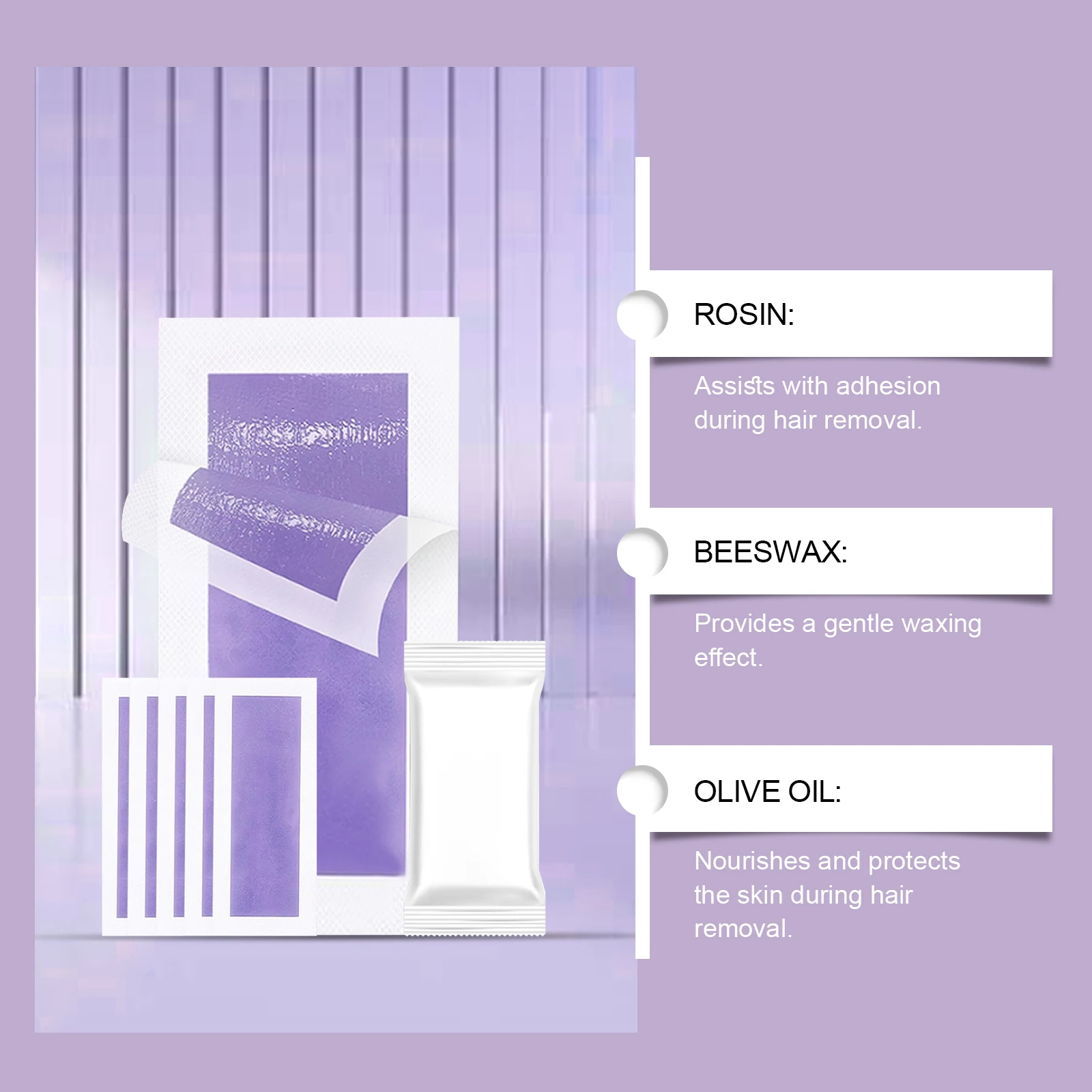 1 Box Of 20 Body Wax Strips * 20 Facial Wax Strips * 10 Wipes, Painless Hair Removal Fast Wax Strips For Face And Body Gentle