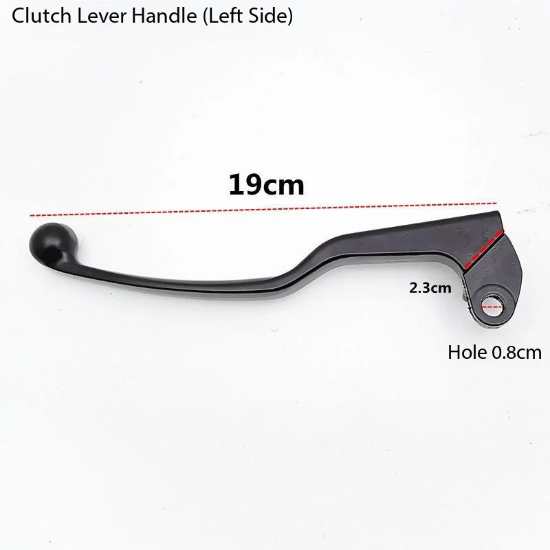Left Handlebar Clutch Lever Mirror Holder Bracket For Haojue HJ125-8 EN125 GN125 Cruiser Chopper