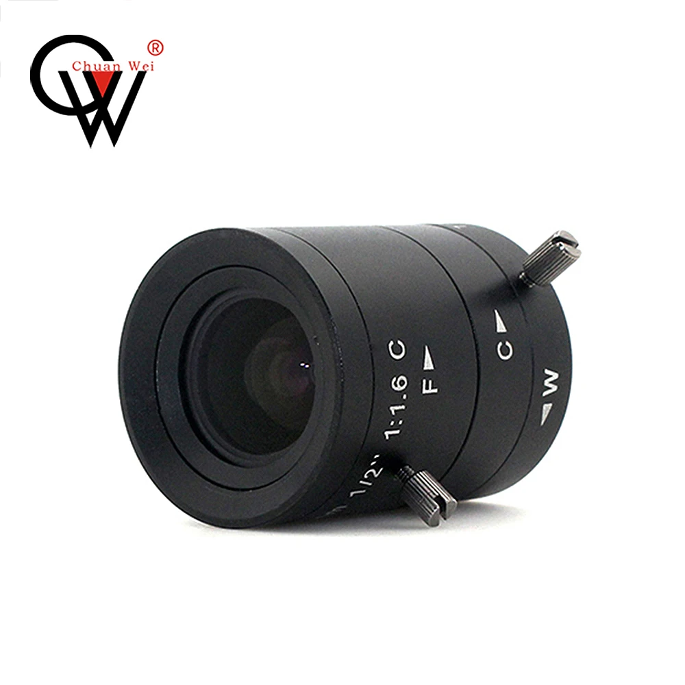 3Mega Pixel Varifocal Lens 6-12mm lens with 1/2