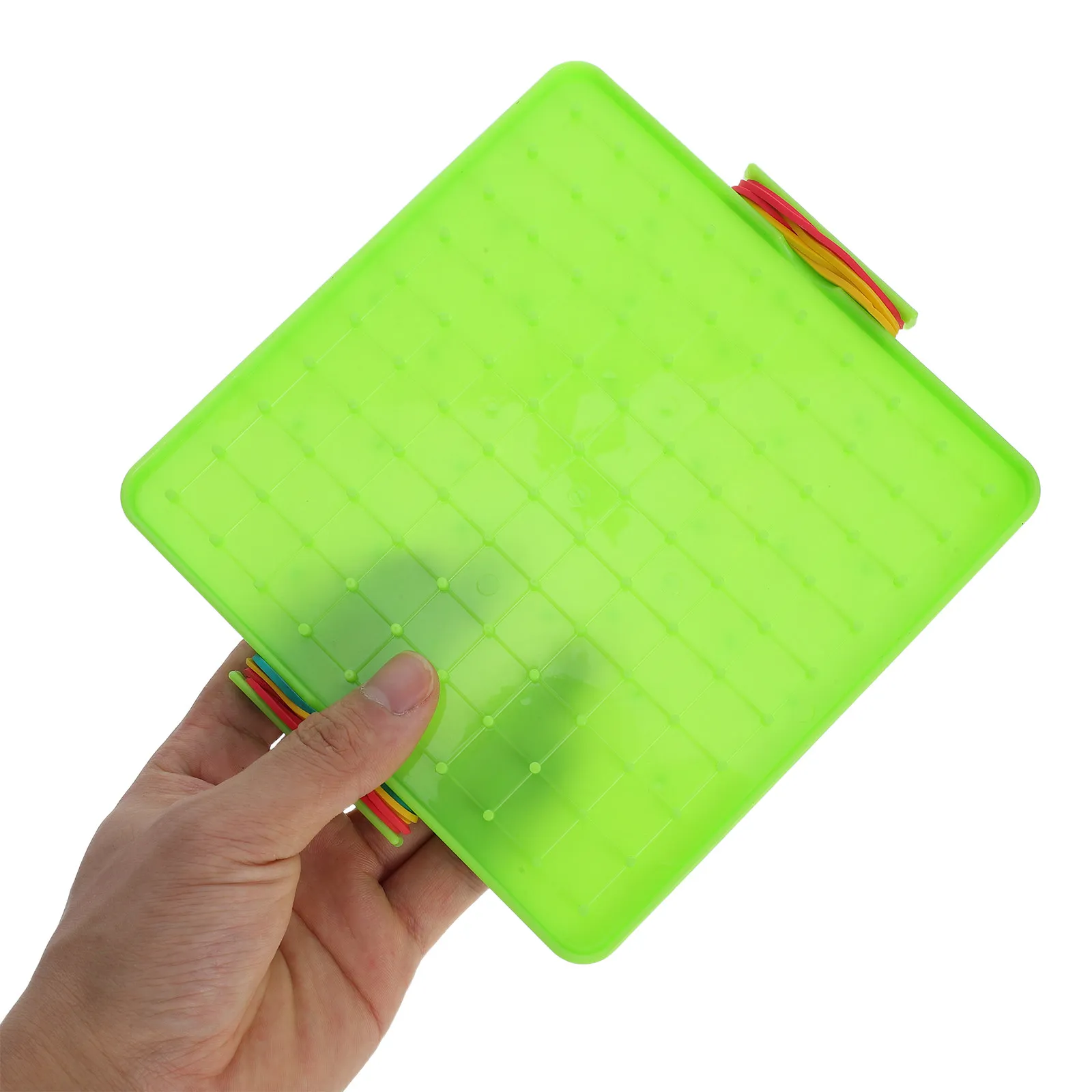 

4Sets Math Teaching Geoboard Double Sided Plastic Stem Manipulative Montessori Shape Learning Classroom Puzzle Geometry