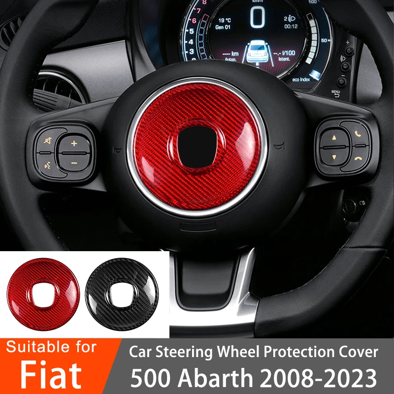 

Защитный чехол на руль автомобиля для Fiat 500 Abarth 2008 2009 2010 2011 2012 2013 2014 2015 2016 2017 2018 2020 2021 2022