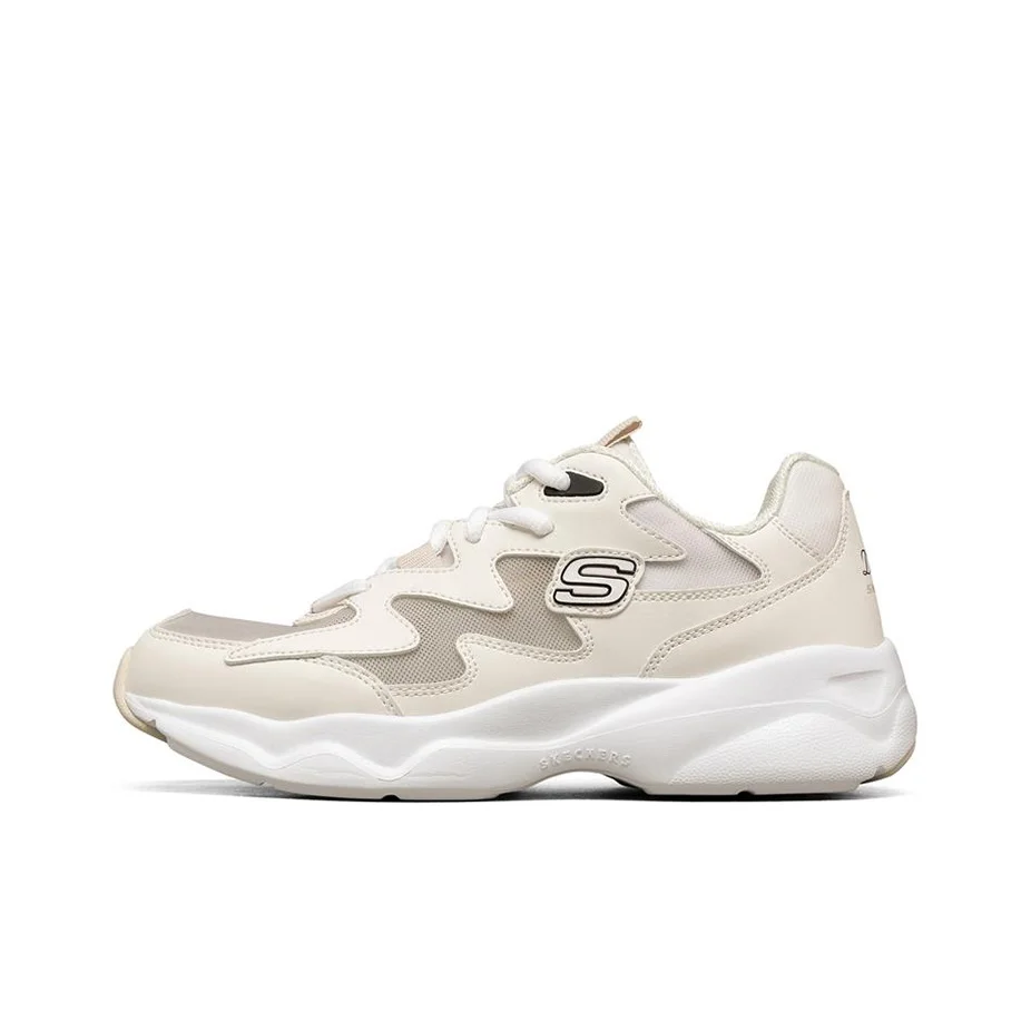 Skechers D'LITES AIRY Chunky Sneakers Women's Low Top White 896005-OFWT