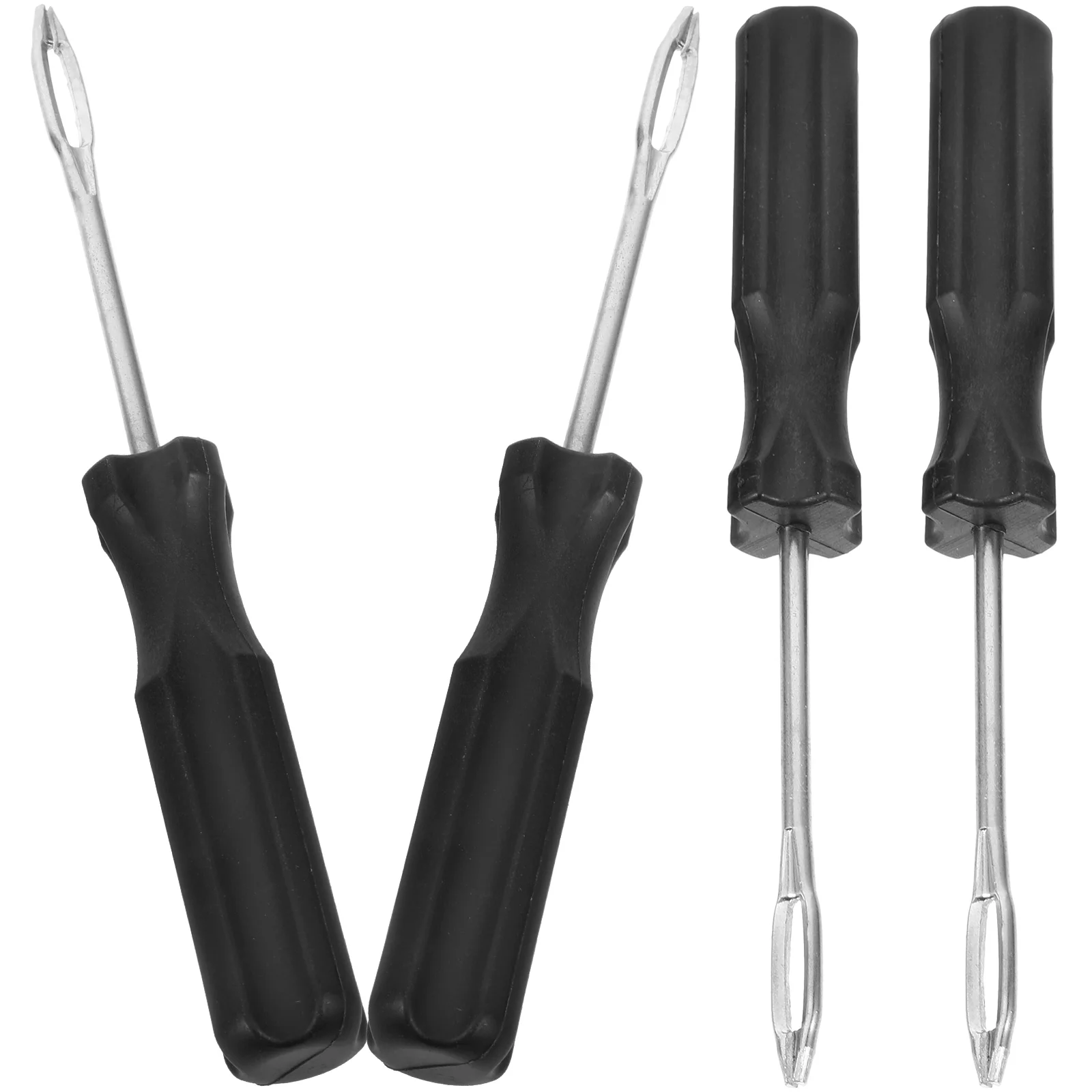 

4pcs Plug Repair Auto Tire Patch Tool For Car Motorcycle Atv Flat Tire Repair Sturdy Metal Lightweight T-Handle Tool Emergency