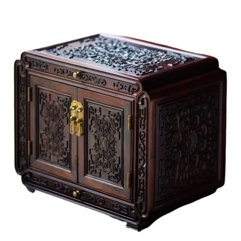 

Jewelry storage box Chinese solid wood wedding cosmetic case